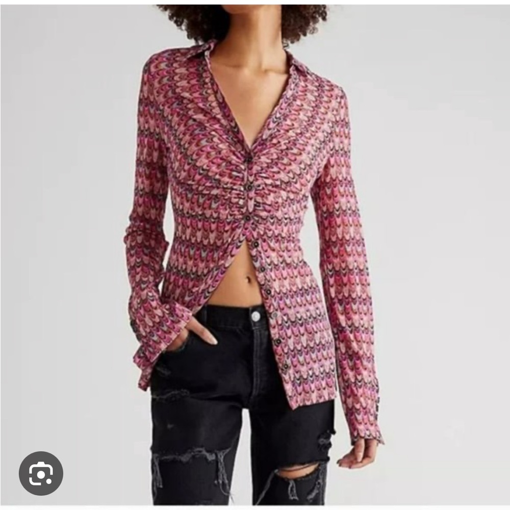NWT Free People Lucky Shirtee